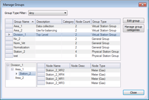 Manage Groups